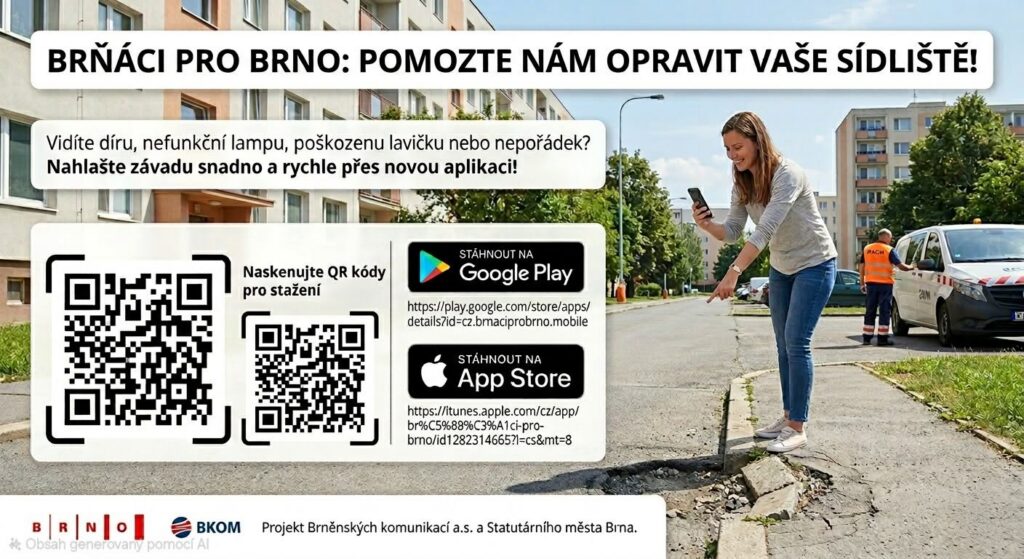 Naše projekty a úspěchy - Aplikace Brňáci pro Brno