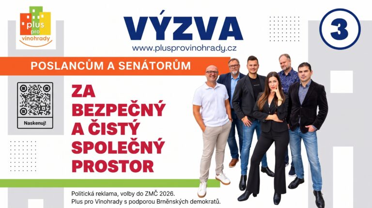 Veřejný pořádek a bezpečnost – výzva poslancům Plus pro Vinohrady